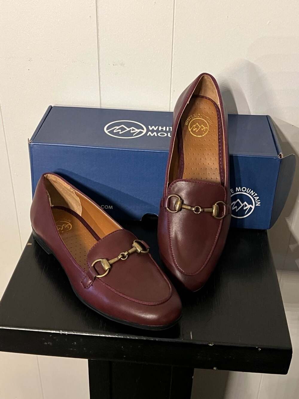 White Mountain Nooks Cushioned Bit Loafer in Cordovan